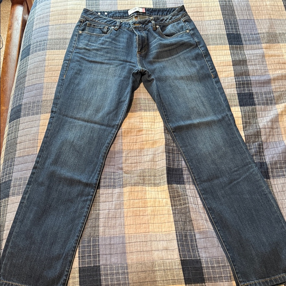CAbi Women's Mid Blue Denim Jeans 10 - Picture 2 of 3